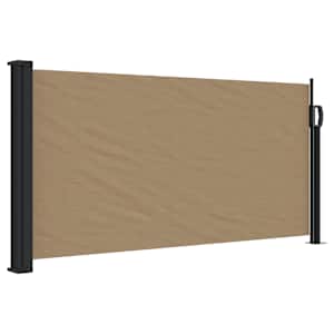 vidaXL lahtit&otilde;mmatav k&uuml;lgsein, hallikaspruun, 100 x 300 cm