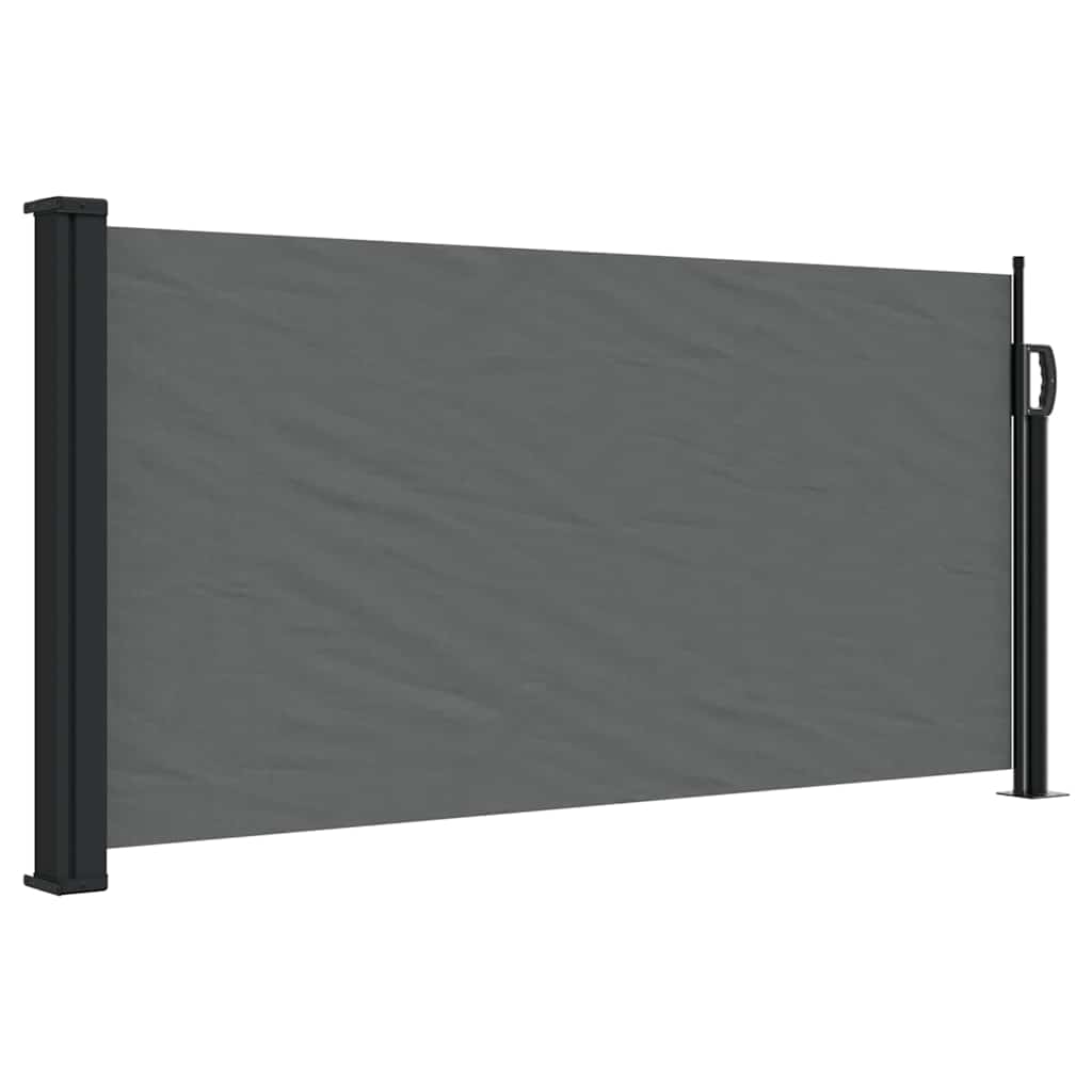 vidaXL Zatahovací boční markýza antracitová 100 x 300 cm