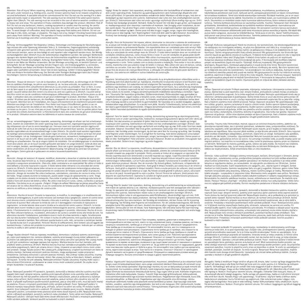 Zložljiva stranska tenda antracitna 100x300 cm - slika 11