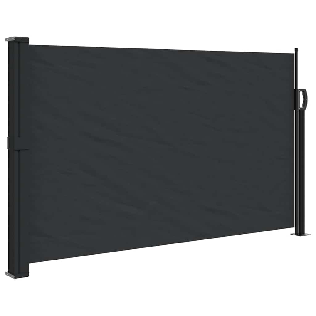 vidaXL ZatahovacĂ­ boÄŤnĂ­ markĂ˝za ÄŤernĂˇ 117 x 300 cm