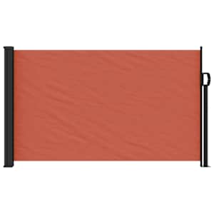 vidaXL Copertină laterală retractabilă, teracotă, 117x300 cm