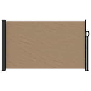 Zatahovací boční markýza taupe 117 x 300 cm - obrázek 3