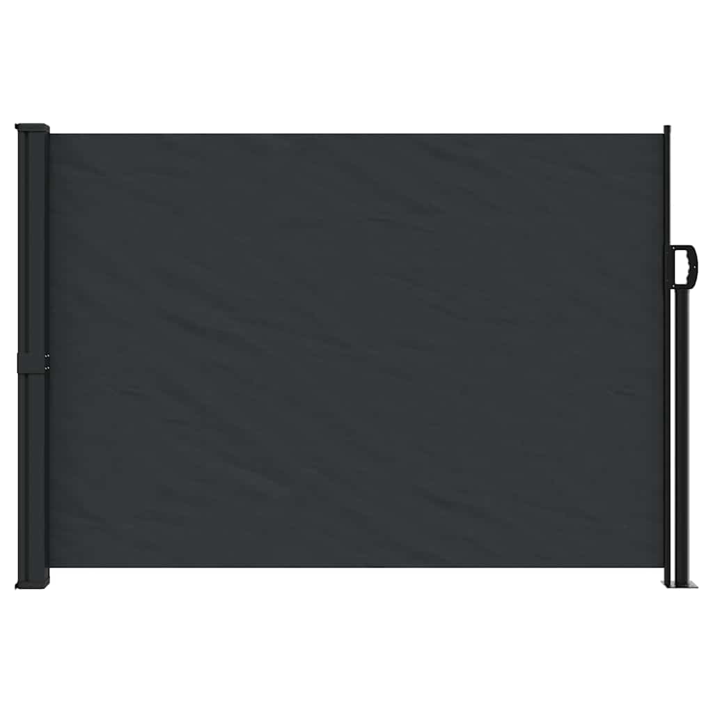 vidaXL Windscherm uittrekbaar 140x300 cm zwart afbeelding