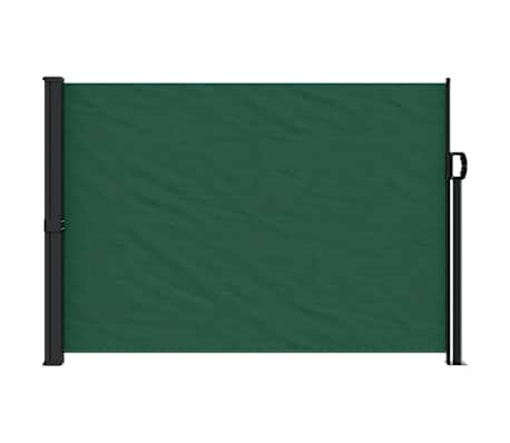 vidaXL Retractable Side Awning Dark Green 140x300 cm