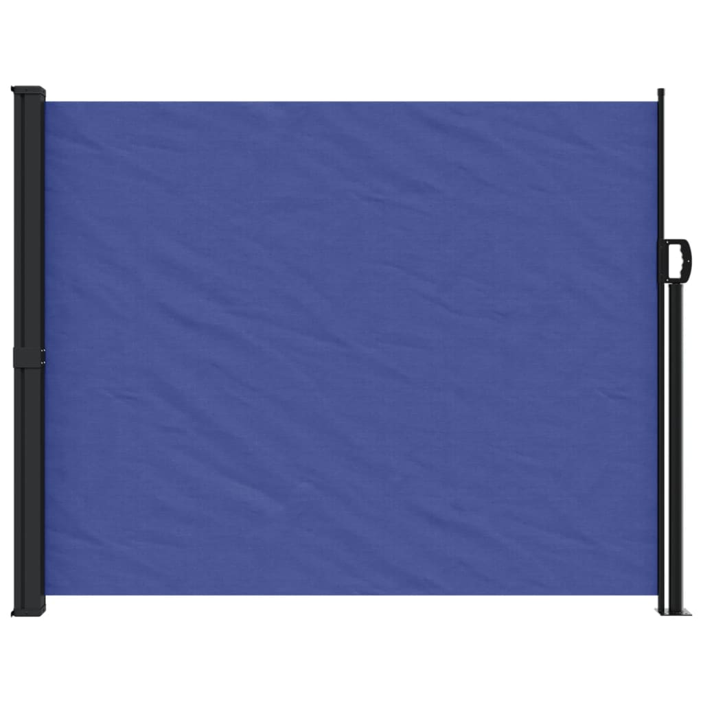 vidaXL Windscherm uittrekbaar 160x300 cm blauw afbeelding