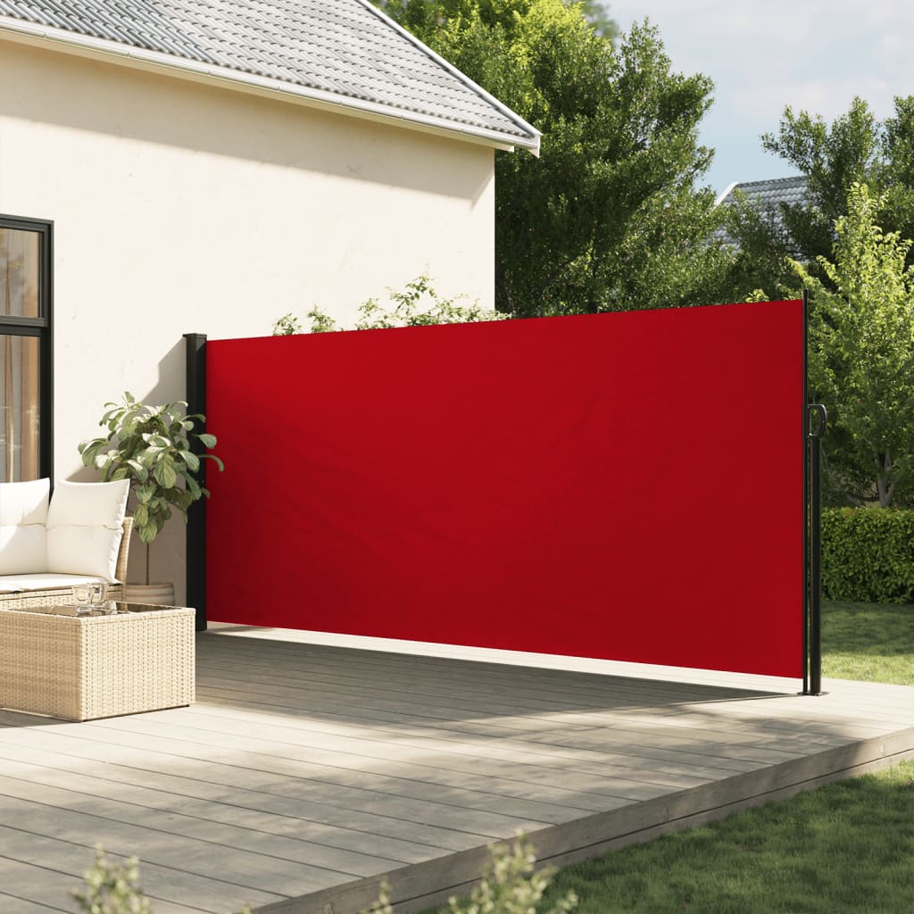 Seitenmarkise Ausziehbar Rot 160×300 cm