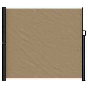 Zatahovací boční markýza taupe 180 x 300 cm - obrázek 3