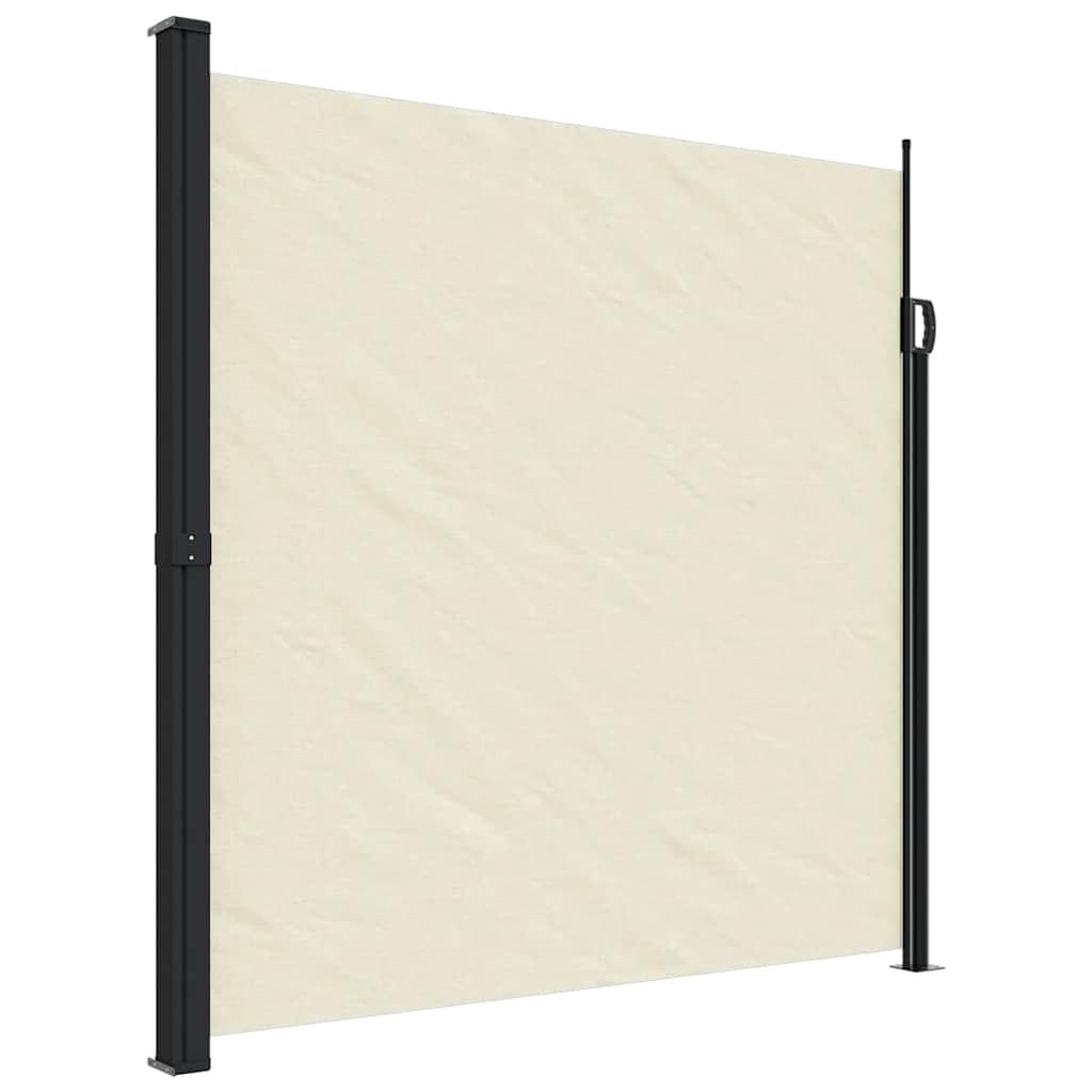 vidaXL ZatahovacĂ­ boÄŤnĂ­ markĂ˝za krĂ©movĂˇ 200 x 300 cm