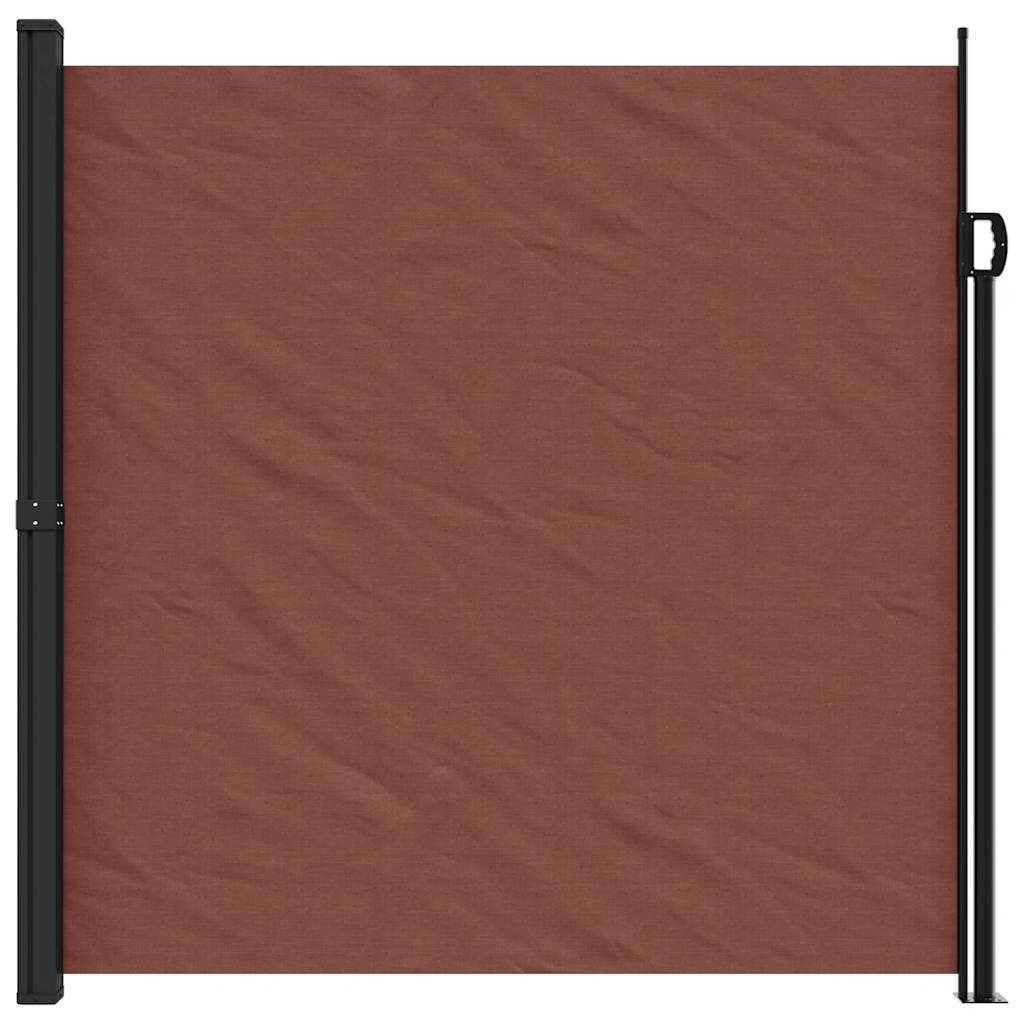 vidaXL barna behúzható oldalsó napellenző 200 x 300 cm