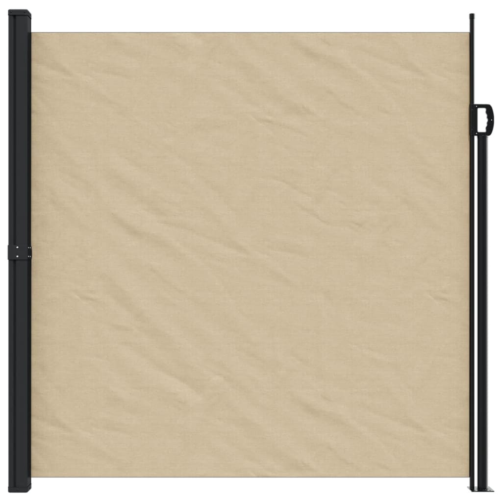 vidaXL Seitenmarkise Ausziehbar Beige 200x300 cm