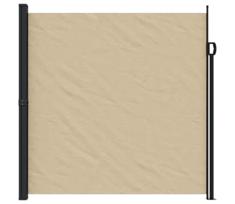 vidaXL Seitenmarkise Ausziehbar Beige 200x300 cm