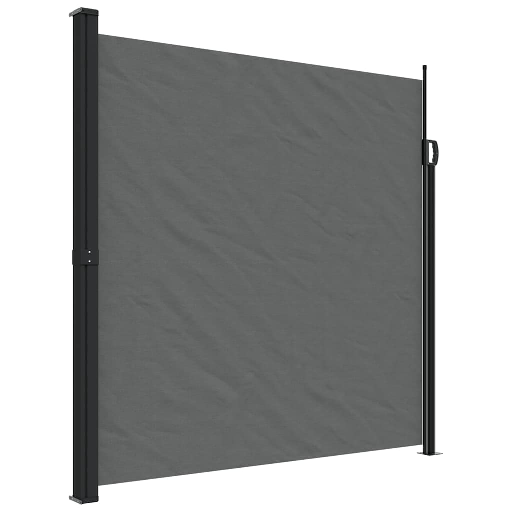 VidaXL Uitschuifbaar Zijluifel Antraciet 200x300 Cm