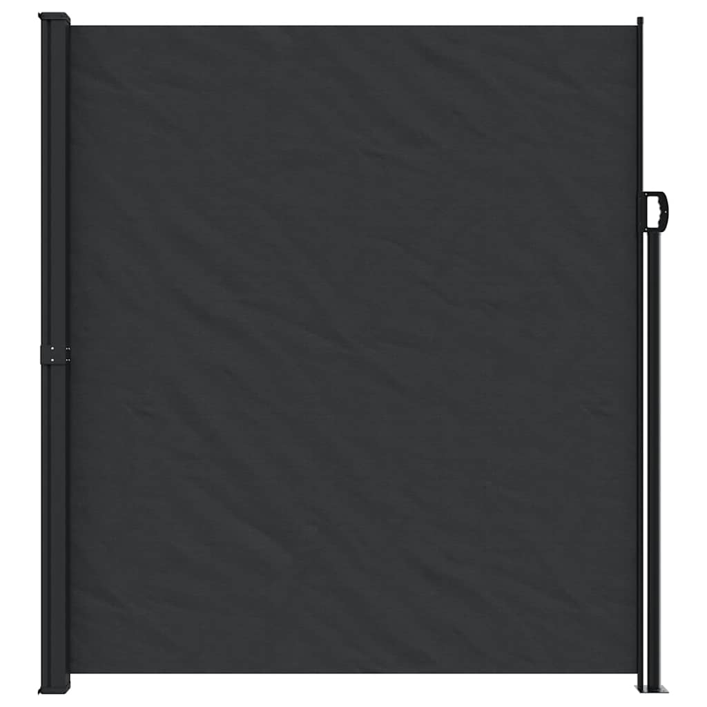 vidaXL Windscherm uittrekbaar 220x300 cm zwart afbeelding