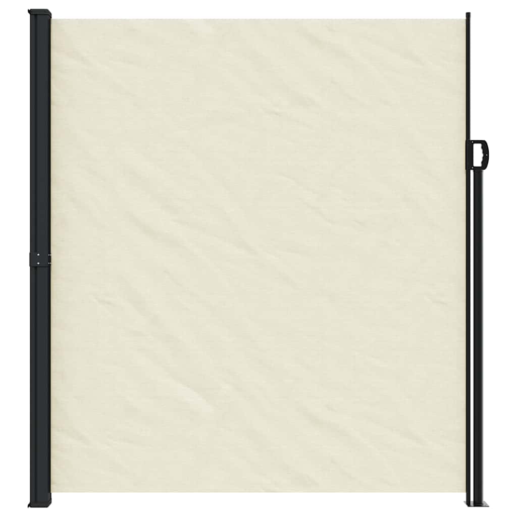 vidaXL Windscherm uittrekbaar 220x300 cm crèmekleurig afbeelding