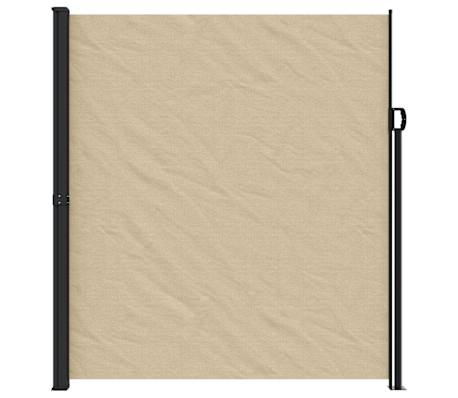 vidaXL Toldo lateral retr&aacute;ctil beige 220x300 cm