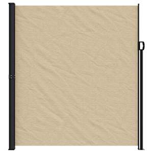 vidaXL Toldo lateral retr&aacute;ctil beige 220x300 cm
