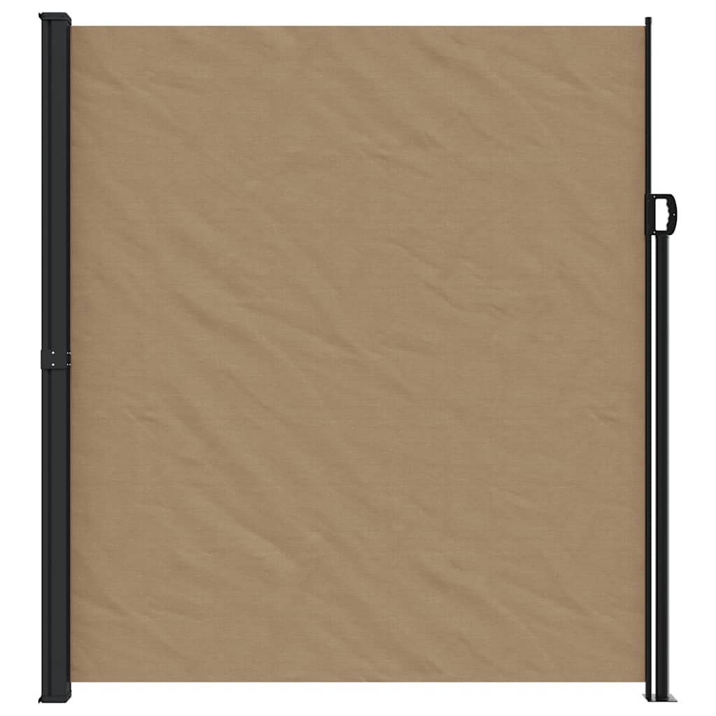 vidaXL Copertina laterală retractabilă, gri taupe, 220x300 cm