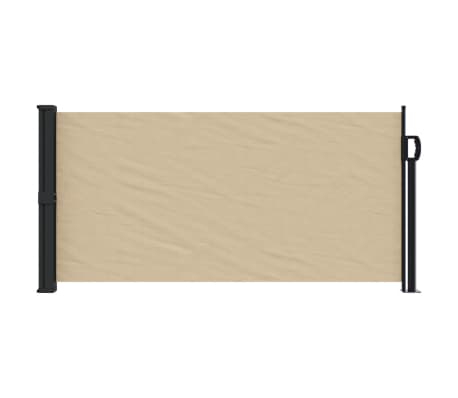 vidaXL Toldo lateral retráctil beige 100x500 cm