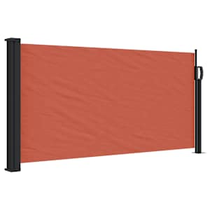 Zatahovací boční markýza terakotová 100 x 500 cm - obrázek 2