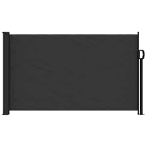Zatahovací boční markýza černá 120 x 500 cm - obrázek 4