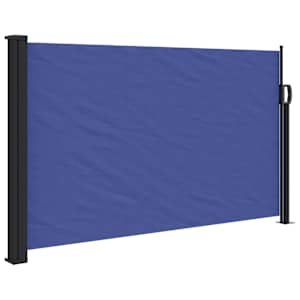Zatahovací boční markýza modrá 120 x 500 cm - obrázek 2