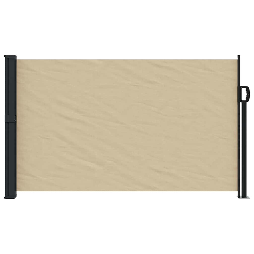 vidaXL Windscherm uittrekbaar 120x500 cm beige afbeelding