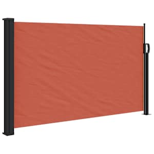 Zatahovací boční markýza terakotová 120 x 500 cm - obrázek 2