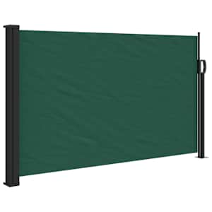 Zatahovací boční markýza tmavě zelená 120 x 500 cm - obrázek 2