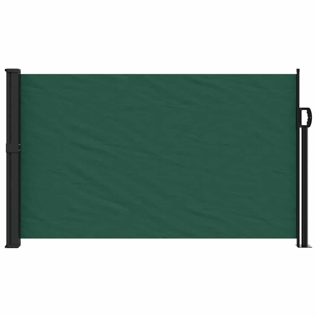vidaXL Windscherm uittrekbaar 120x500 cm donkergroen afbeelding