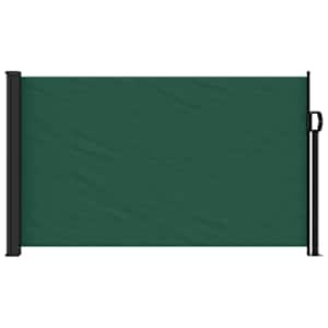 Zatahovací boční markýza tmavě zelená 120 x 500 cm - obrázek 3
