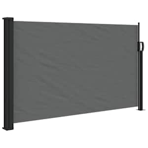 Zatahovací boční markýza antracitová 120 x 500 cm - obrázek 2
