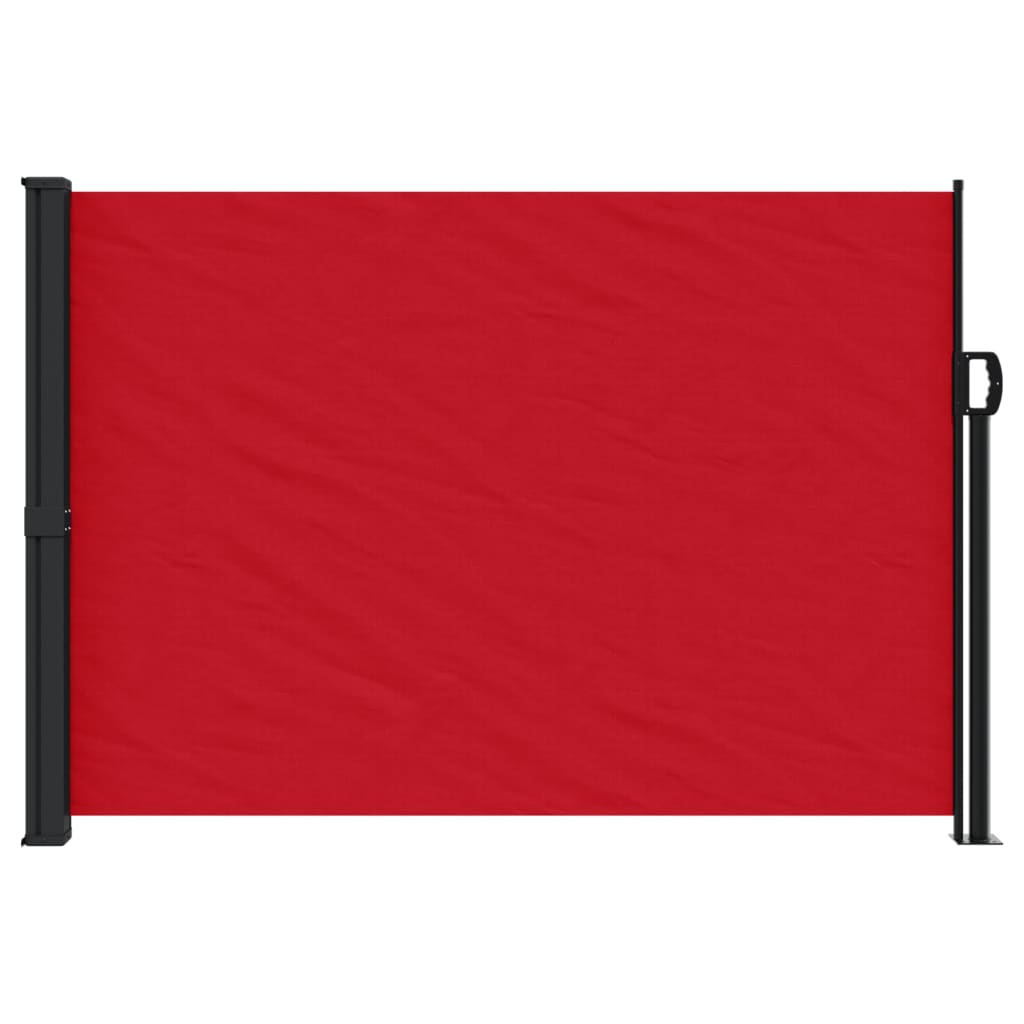 vidaXL Windscherm uittrekbaar 140x500 cm rood afbeelding