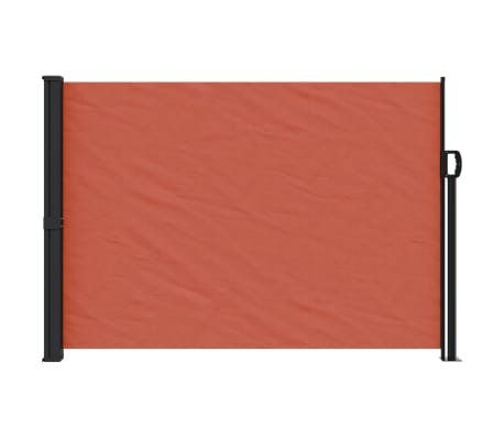 vidaXL Auvent lat&eacute;ral r&eacute;tractable terre cuite 140x500 cm