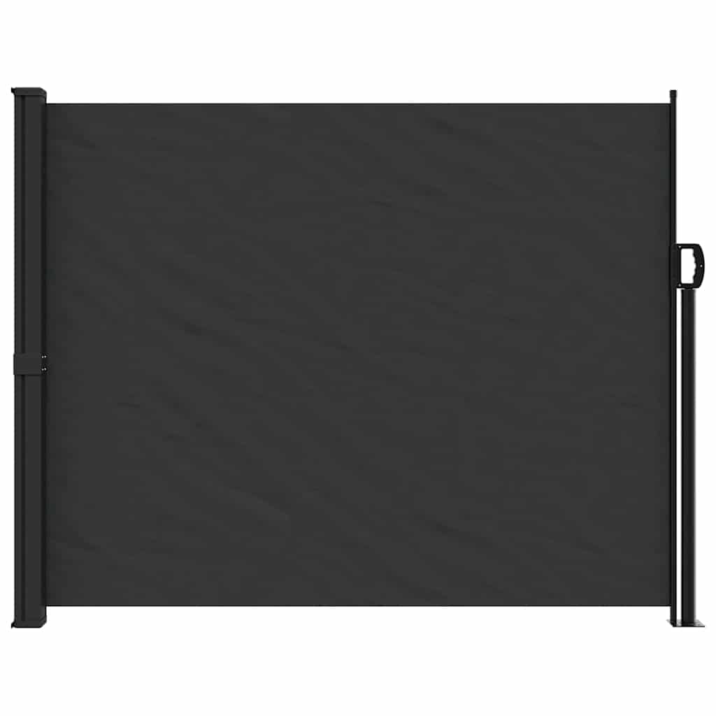 vidaXL Windscherm uittrekbaar 160x500 cm zwart afbeelding