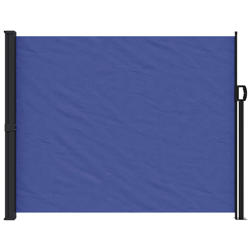 vidaXL Windscherm uittrekbaar 160x500 cm blauw afbeelding