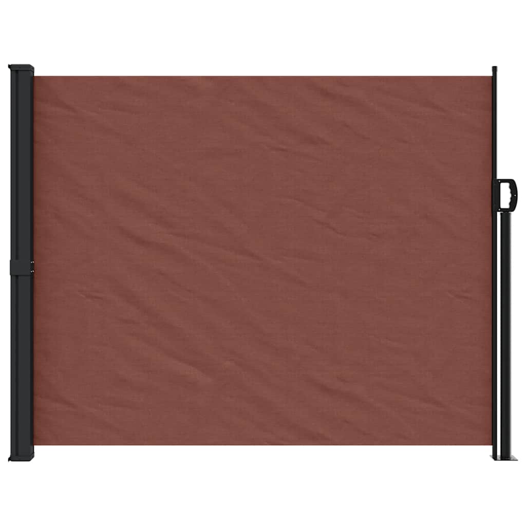 vidaXL Windscherm uittrekbaar 160x500 cm bruin afbeelding