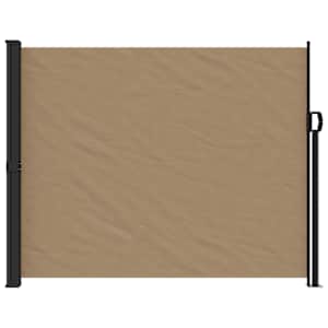 Zatahovací boční markýza taupe 160 x 500 cm - obrázek 3