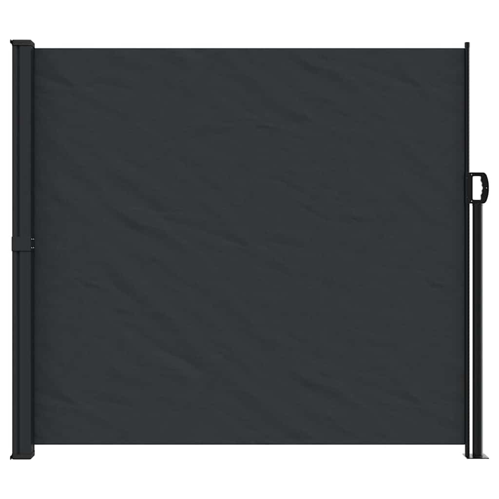 vidaXL Windscherm uittrekbaar 180x500 cm zwart afbeelding