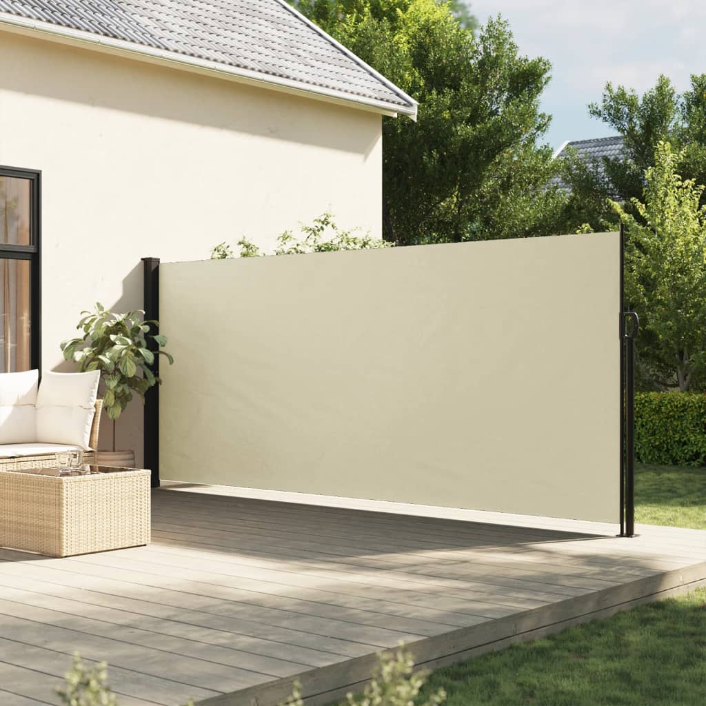 Seitenmarkise Ausziehbar Creme 180×500 cm