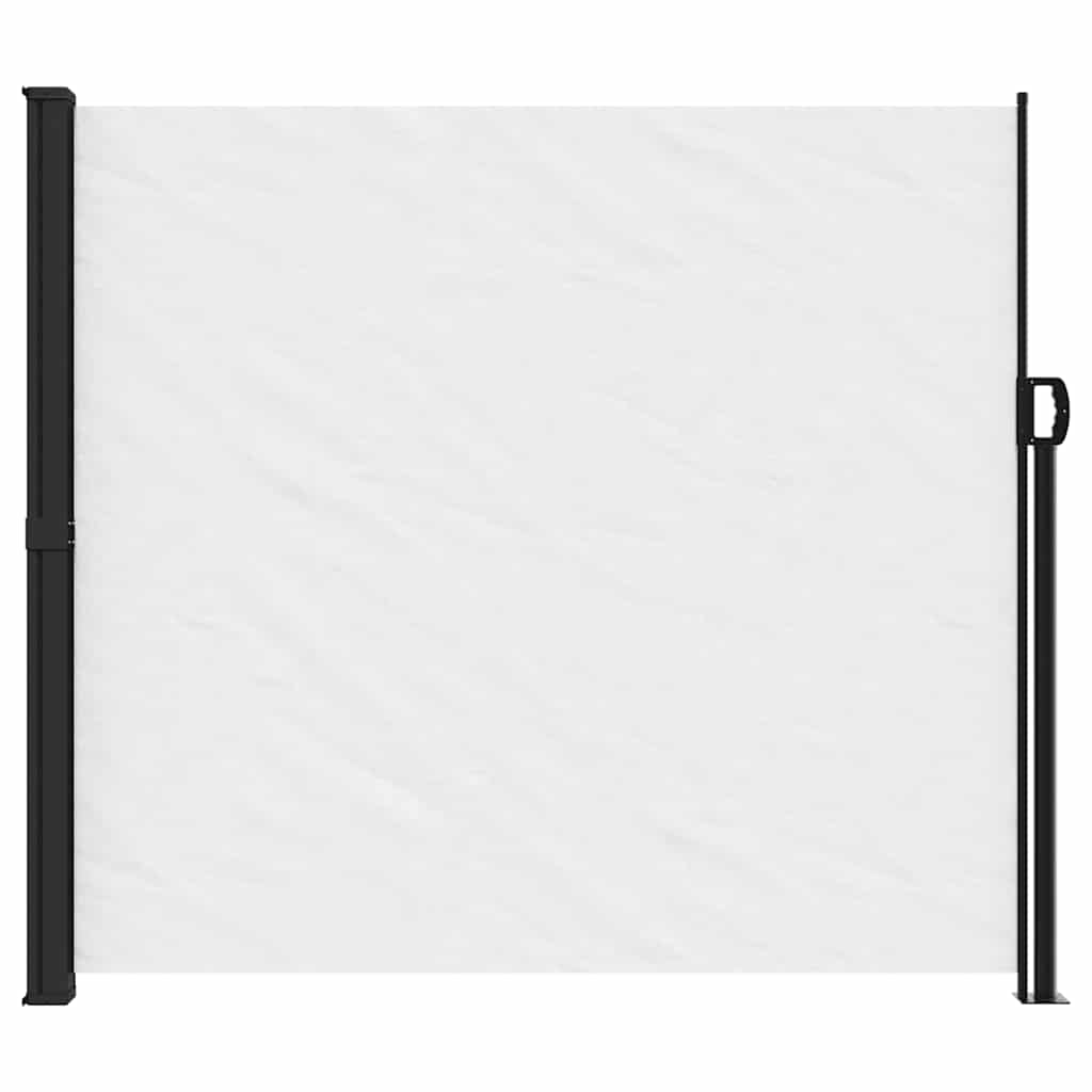 vidaXL Windscherm uittrekbaar 180x500 cm wit afbeelding