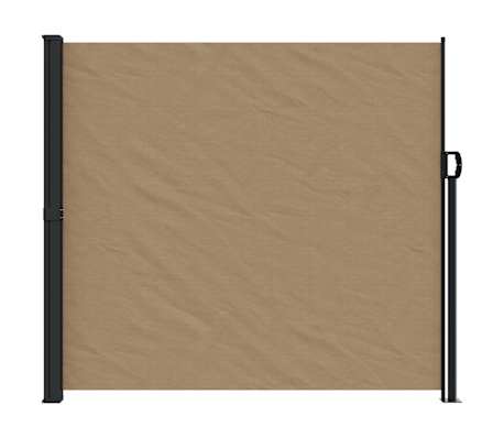vidaXL Copertina laterală retractabilă, gri taupe, 180x500 cm