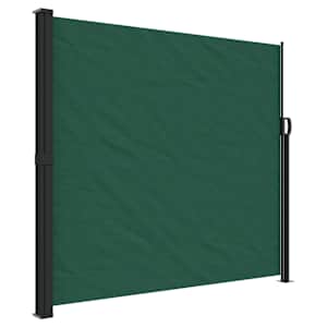 Zatahovací boční markýza tmavě zelená 180 x 500 cm - obrázek 2