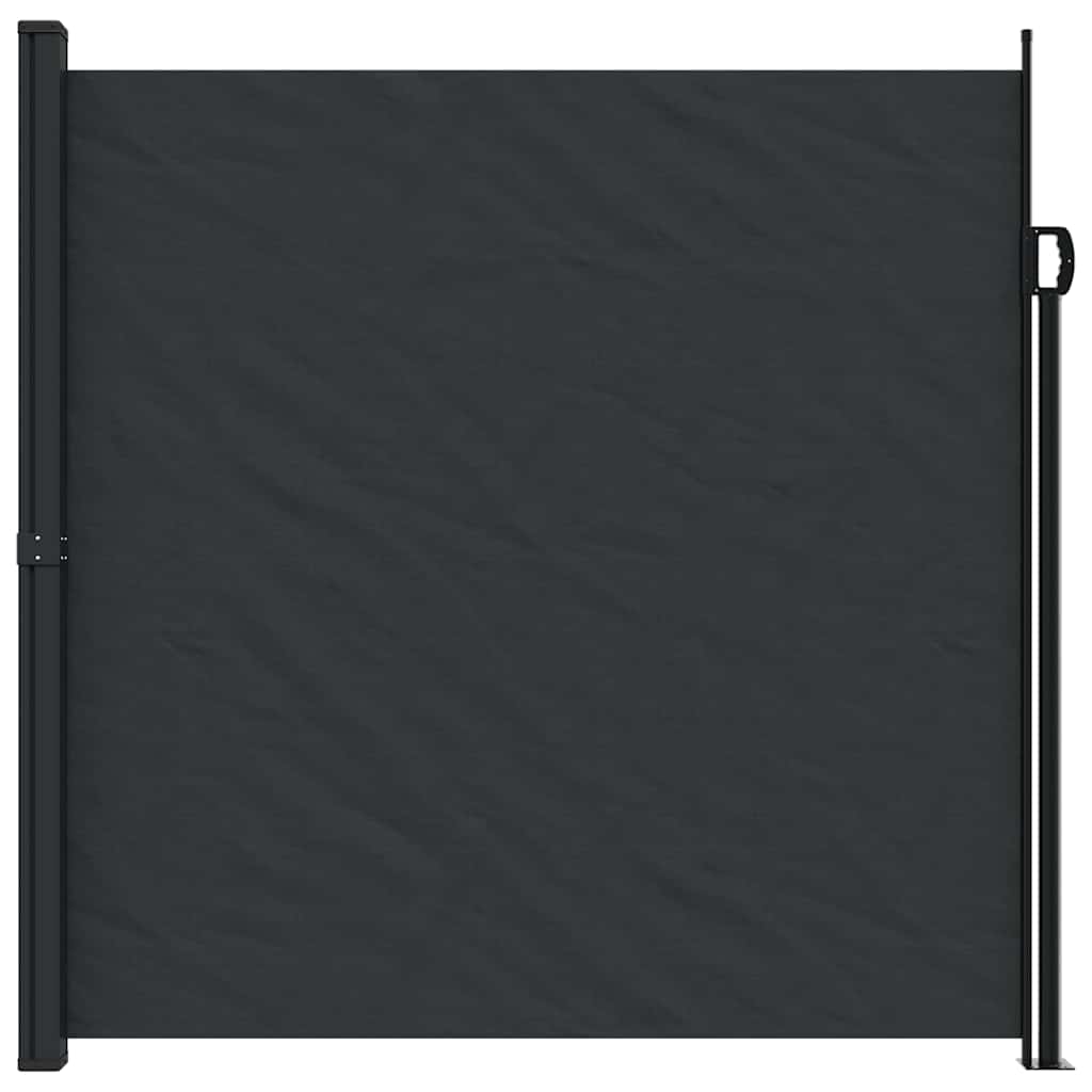 vidaXL Windscherm uittrekbaar 200x500 cm zwart afbeelding