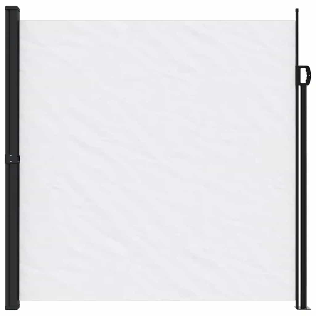 vidaXL Windscherm uittrekbaar 200x500 cm wit afbeelding