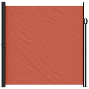 vidaXL Retractable Side Awning Terracotta 200x500 cm