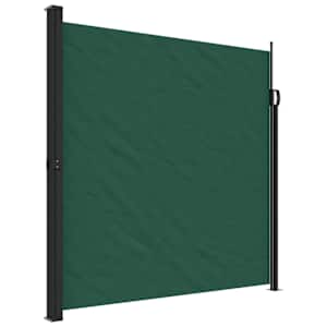 Zatahovací boční markýza tmavě zelená 200 x 500 cm - obrázek 2