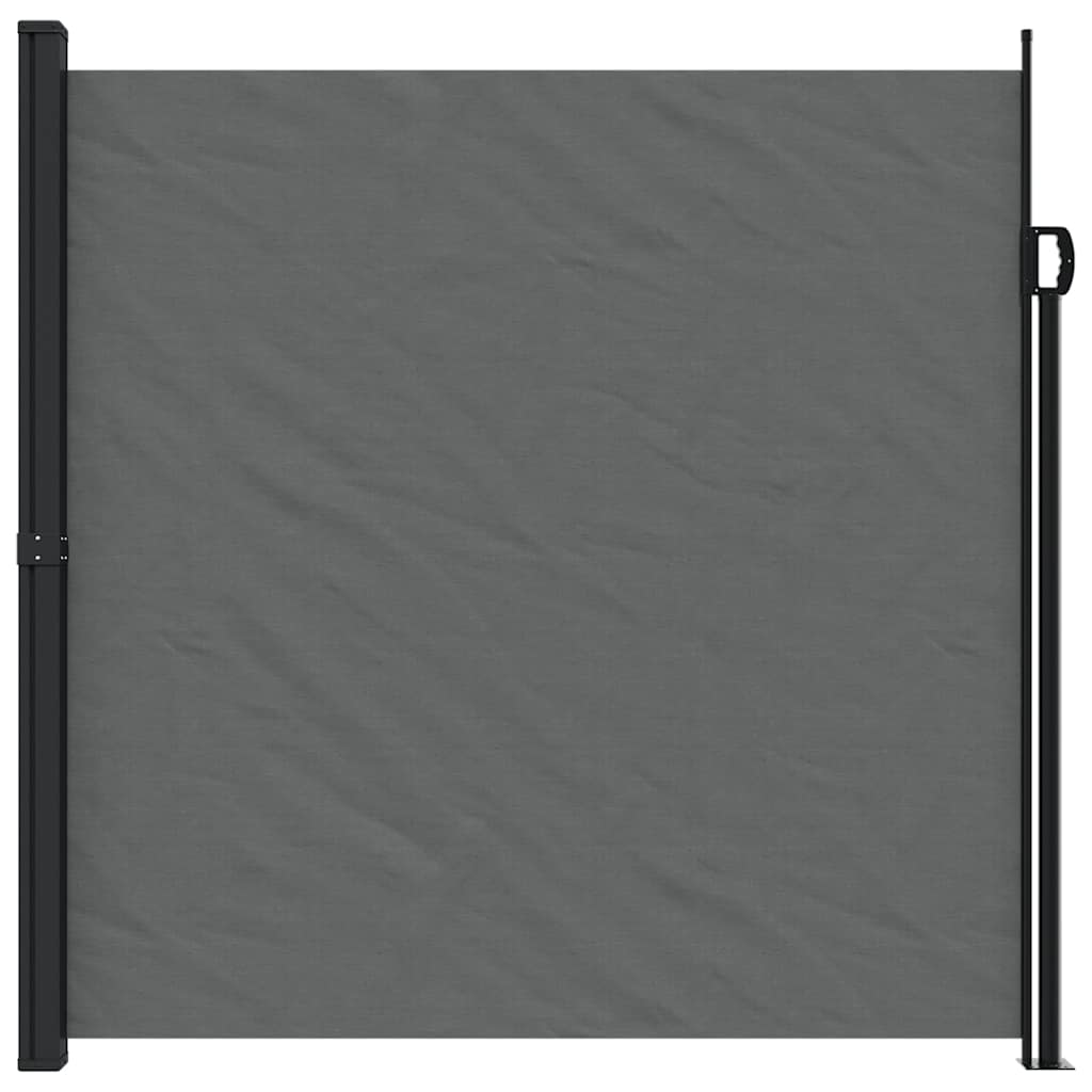 vidaXL Windscherm uittrekbaar 200x500 cm antracietkleurig afbeelding