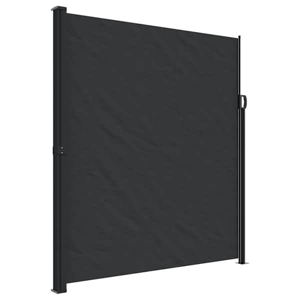 vidaXL lahtit&otilde;mmatav k&uuml;lgsein, must, 220 x 500 cm
