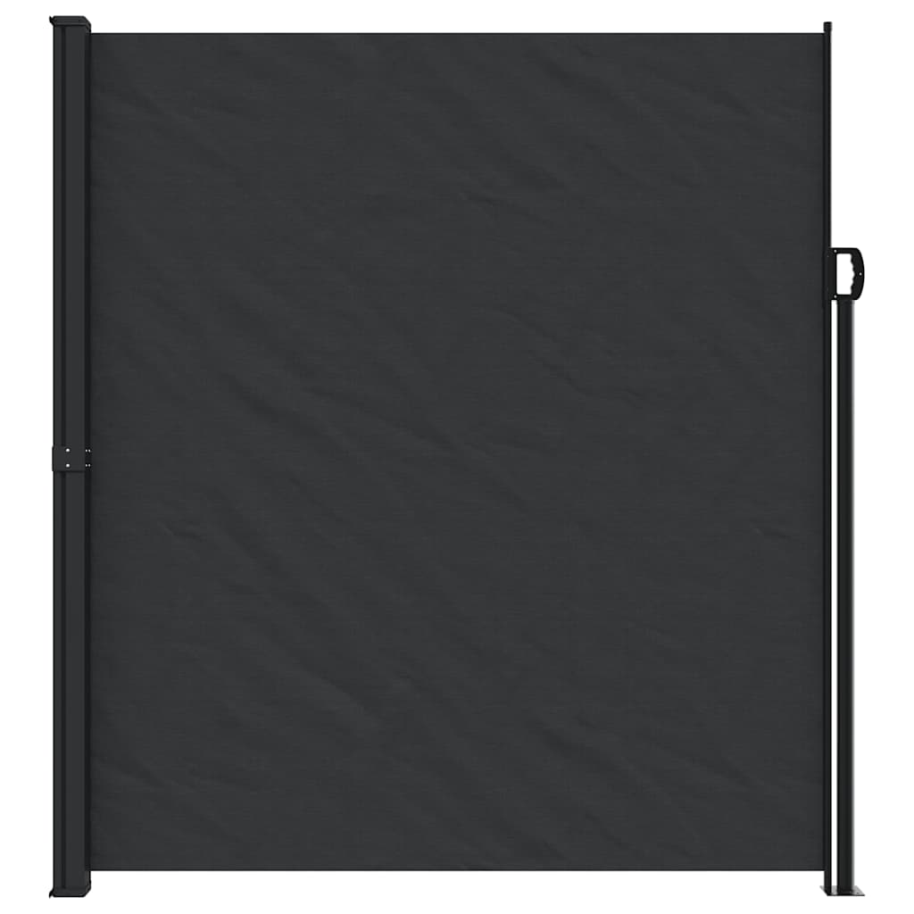 vidaXL Windscherm uittrekbaar 220x500 cm zwart afbeelding