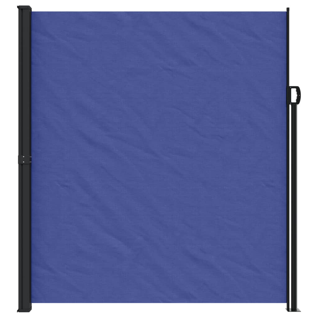 vidaXL Windscherm uittrekbaar 220x500 cm blauw afbeelding